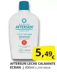 Supermercados MAS Ecran - leche calmante oferta