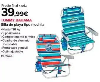 Costco Silla de playa tipo mochila oferta