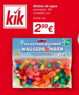 KIK Globos de agua oferta