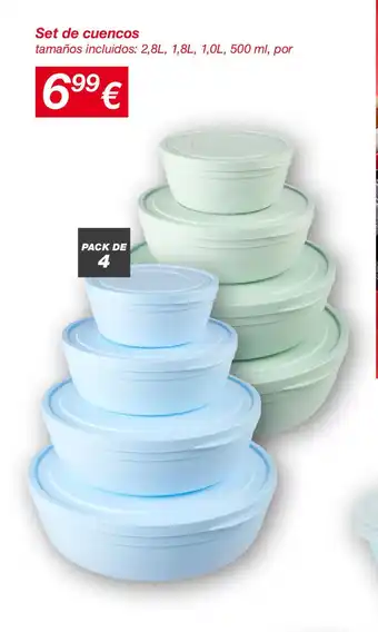 KIK Set de cuencos oferta