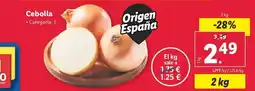 Lidl Cebolla oferta