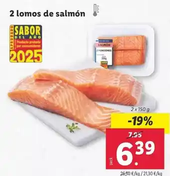Lidl Lomos de salmón oferta