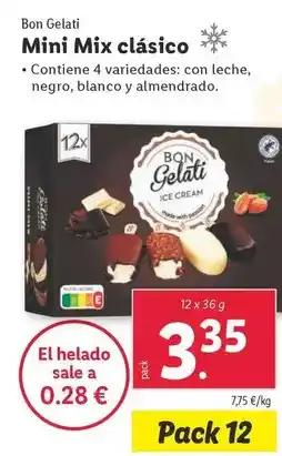 Lidl Bon gelati - mini mix clasico oferta