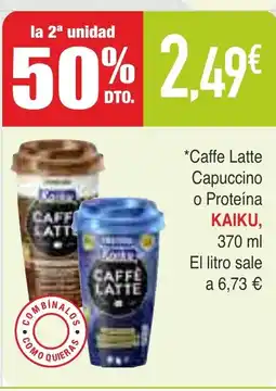Masymas KAIKU Caffe Latte Capuccino o Proteína oferta