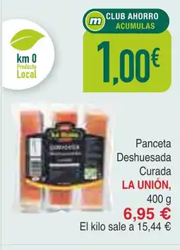 Masymas LA UNIÓN Panceta Deshuesada oferta