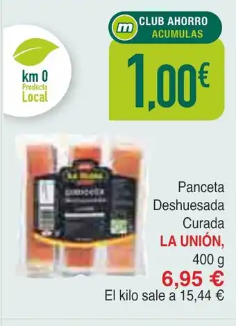 Masymas LA UNIÓN Panceta Deshuesada oferta