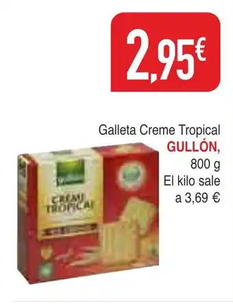 Masymas GULLON Galleta Creme Tropical oferta