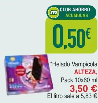 Masymas ALTEZA Helado Vampicola oferta