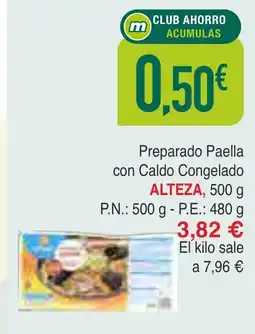 Masymas ALTEZA Preparado Paella con Caldo Congelado oferta