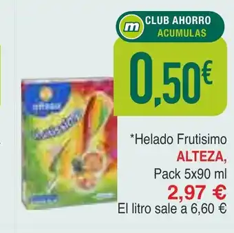 Masymas ALTEZA Helado Frutisimo oferta