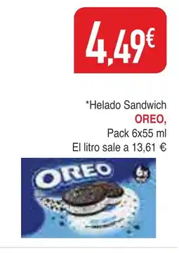 Masymas OREO Helado Sandwich oferta