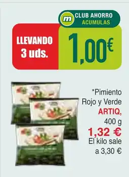 Masymas ARTIQ Pimiento Rojo y Verde oferta