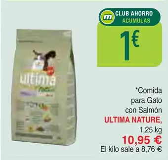 Masymas ULTIMA NATURE Comida para Gato con Salmon oferta