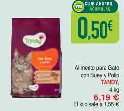 Masymas TANDY Alimento para Gato con Buey y Pollo oferta