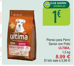 Masymas ULTIMA Pienso para Perro Senior con Pollo oferta