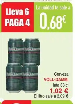 Masymas VOLL DAMM Cerveza oferta