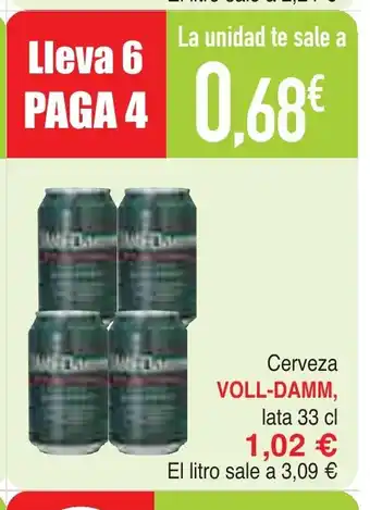 Masymas VOLL DAMM Cerveza oferta