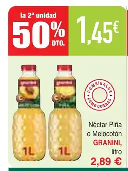 Masymas GRANINI Néctar Piña o Melocotón oferta