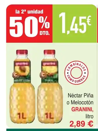 Masymas GRANINI Néctar Piña o Melocotón oferta
