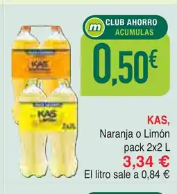 Masymas KAS Naranja o Limón oferta