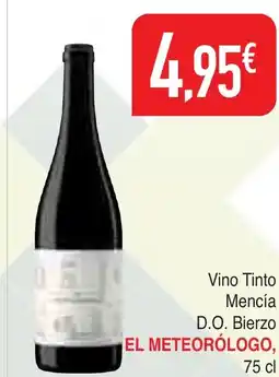 Masymas EL METEOROLOGO Vino Tinto Mencía D.O. Bierzo oferta