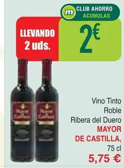 Masymas MAYOR DE CASTILLA Vino Tinto Roble Ribera del Duero oferta