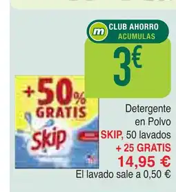 Masymas SKIP Detergente en Polvo oferta