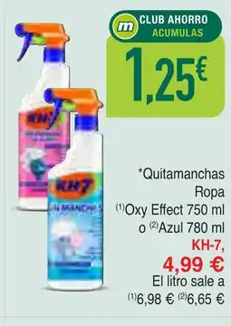 Masymas KH-7 Quitamanchas Ropa oferta