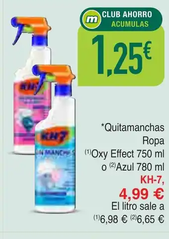 Masymas KH-7 Quitamanchas Ropa oferta