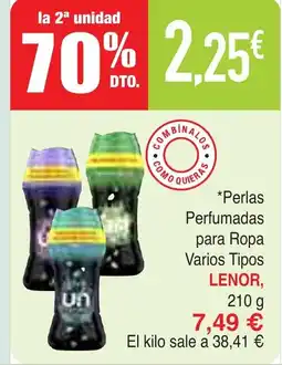 Masymas LENOR Perlas Perfumadas para Ropa Varios Tipos oferta
