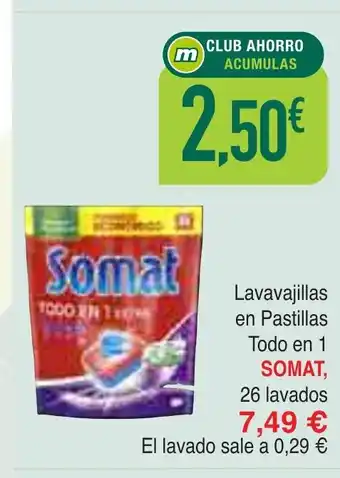 Masymas SOMAT Lavavajillas en Pastillas Todo en 1 oferta
