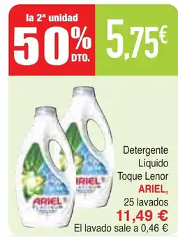 Masymas ARIEL Detergente Líquido Toque Lenor oferta