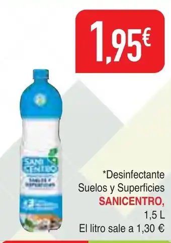 Masymas SANICENTRO Desinfectante Suelos y Superficies oferta