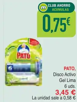 Masymas PATO DIsco Activo Gel Lima oferta