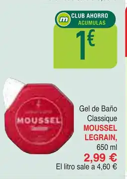 Masymas MOUSSEL LEGRAIN Gel de Baño Classique oferta