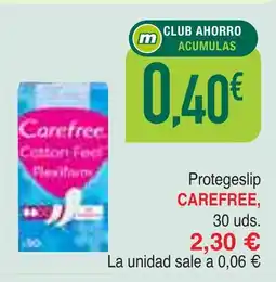 Masymas CAREFREE Protegeslip oferta