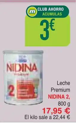 Masymas NIDINA 2 Leche Premium oferta