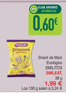 Masymas SMILEAT Snack de Maiz Ecológico oferta