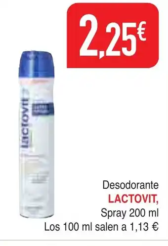 Masymas LACTOVIT Desodorante oferta