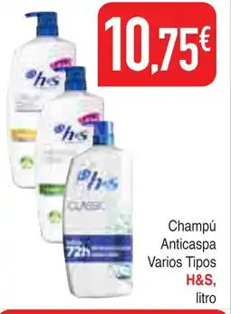 Masymas H&S Champú Anticaspa Varios Tipos oferta