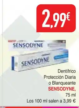 Masymas SENSODYNE Dentifrico Protección Diaria o Blanqueante oferta