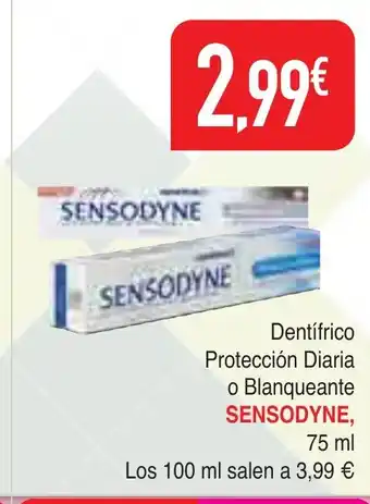 Masymas SENSODYNE Dentifrico Protección Diaria o Blanqueante oferta