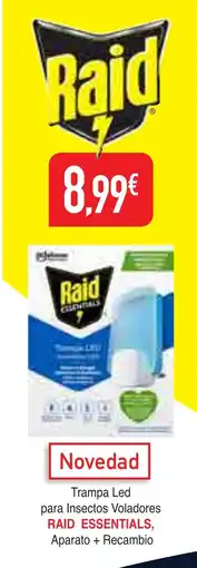 Masymas RAID ESSENTIALS Trampa Led para Insectos Voladores oferta