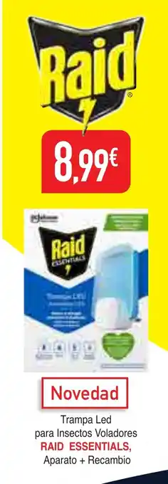 Masymas RAID ESSENTIALS Trampa Led para Insectos Voladores oferta
