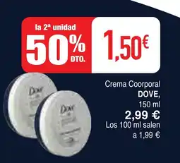 Masymas DOVE Crema Coorporal oferta