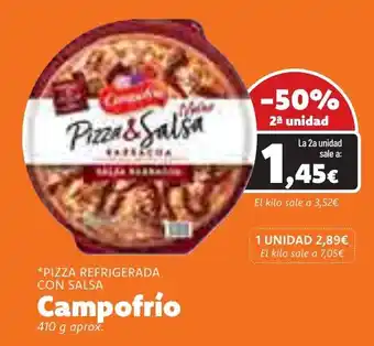 Masymas CAMPOFRIO Pizza refrigerada con salsa oferta