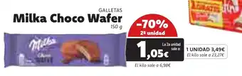 Masymas MILKA CHOCO WAFER Galletas oferta