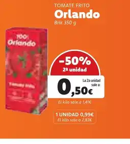 Masymas ORLANDO Tomate frito oferta