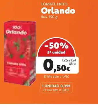 Masymas ORLANDO Tomate frito oferta