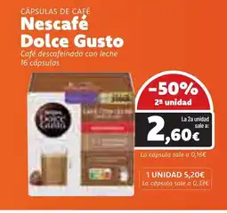 Masymas NESCAFE DOLCE GUSTO Cápsulas de café oferta